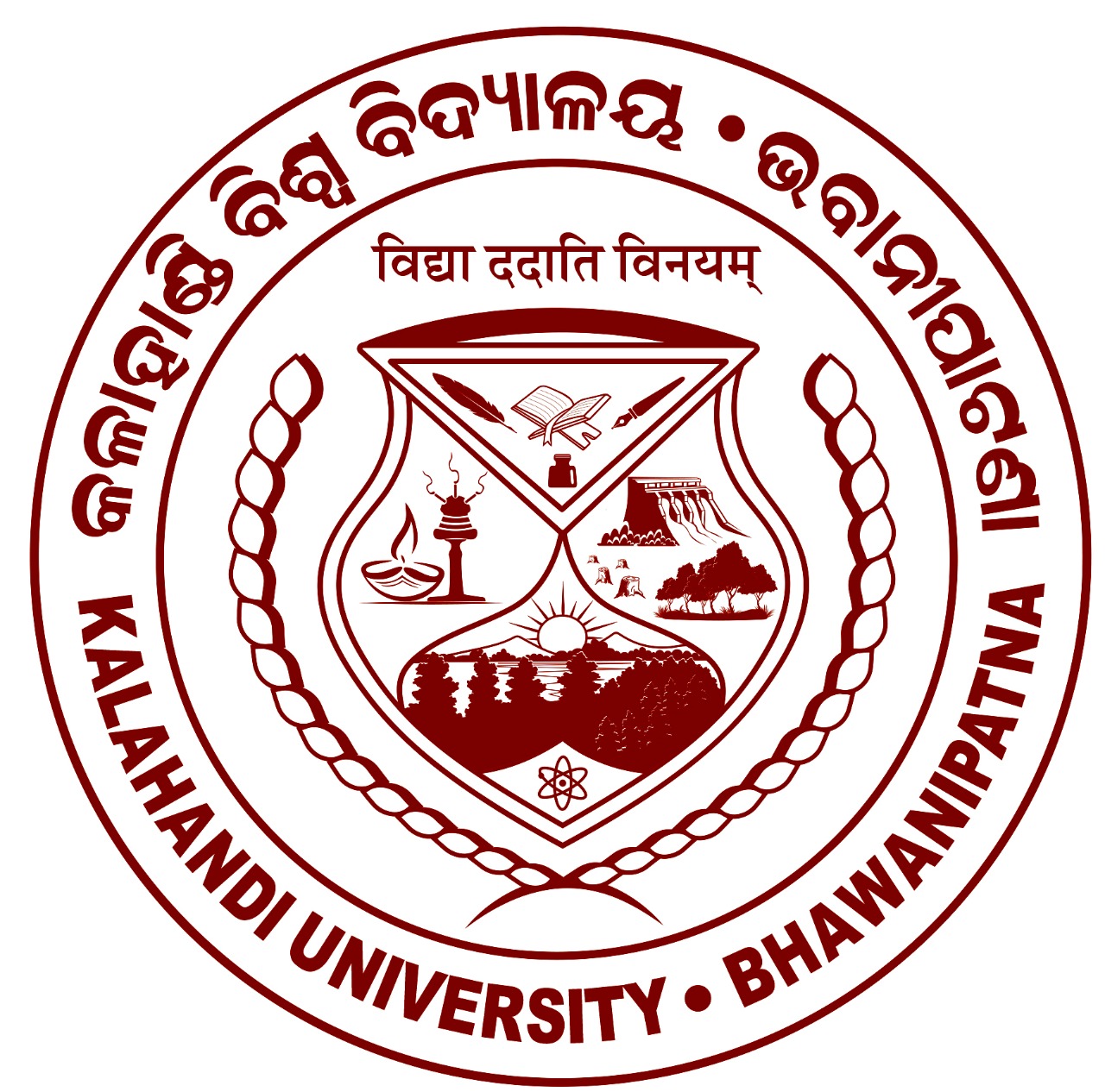 Maa Manikeswari University Bhawanipatna   Kalahandi University Logo 